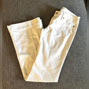White bell bottom jeans